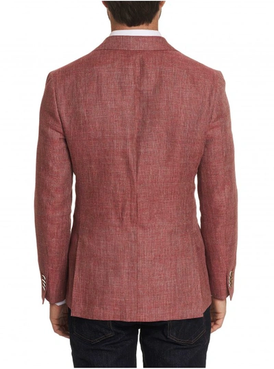 Shop Robert Graham Men's Leland Sport Coat In Red Size: 48r By