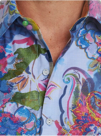 Shop Robert Graham Men's Limited Edition The Parker Sport Shirt Big Size: 4xl Big By  In Multicolor