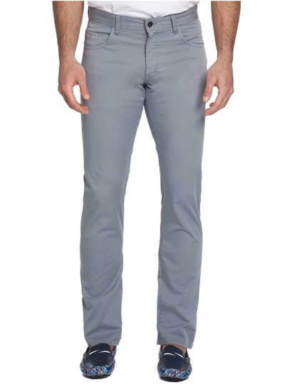 Shop Robert Graham Men's Seaton Perfect Fit Pants In Medium Grey Size: 40w By