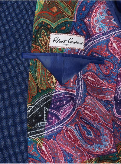 Shop Robert Graham Men's Randall Tweed Sport Coat In Size: 40r By  In Blue