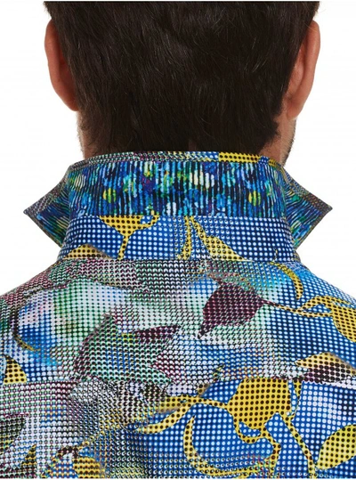 Shop Robert Graham Men's Oasis Embroidered Sport Shirt Size: Xs By  In Multicolor