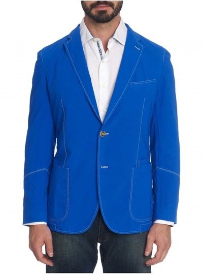Shop Robert Graham Men's R Collection Maurizio Sport Coat In Size: 48r By  In Blue