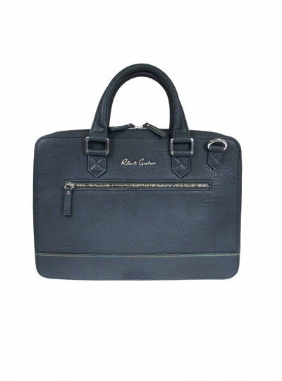 Shop Robert Graham Men's Buster Briefcase In Navy By