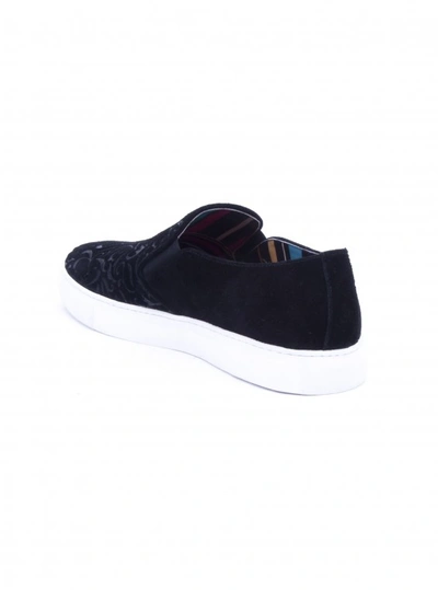 Shop Robert Graham Men's Cormac Slip On Sneaker In Black Size: 13 By
