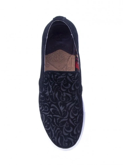 Shop Robert Graham Men's Cormac Slip On Sneaker In Black Size: 13 By