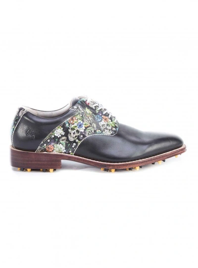 Shop Robert Graham Men's Limited Edition Printed Golf Shoe In Black Size: 9 By