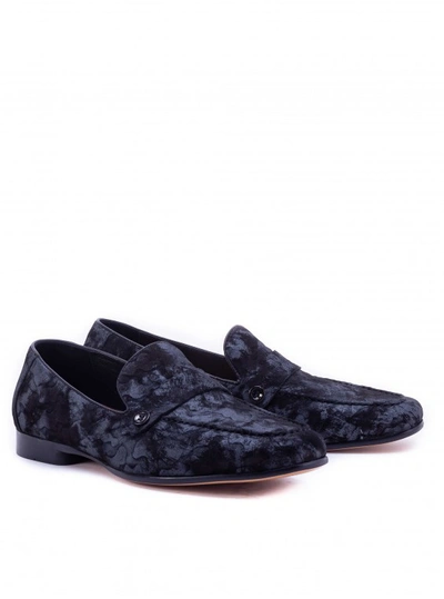 Shop Robert Graham Men's Nile Loafer In Black Size: 9 By