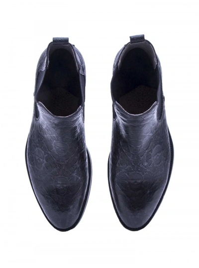 Shop Robert Graham Men's Driscoll Chelsea Boot In Black Size: 13 By
