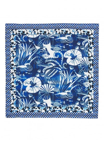 Shop Robert Graham Indigo Dreams Silk Scarf