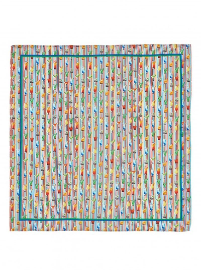 Shop Robert Graham Women's Drinks On Me Silk Scarf By  In Multicolor