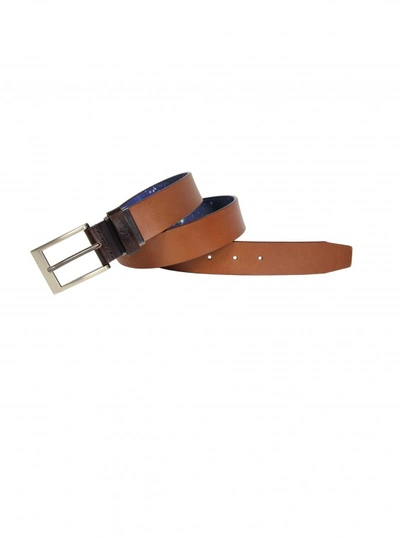 Shop Robert Graham Men's Mestor Belt In Cognac Size: 42w By