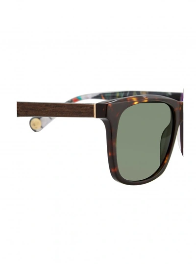 Shop Robert Graham Men's Julian Square Sunglasses In Tortoise By