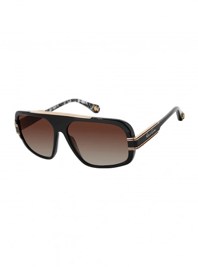 Shop Robert Graham Men's Newman Square Sunglasses In Black By