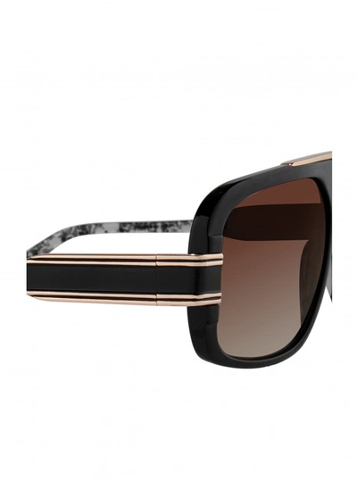 Shop Robert Graham Men's Newman Square Sunglasses In Black By