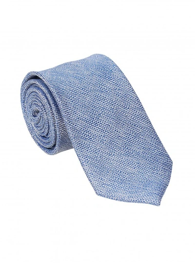 Shop Robert Graham Men's Holm Solid Tie In By  In Blue