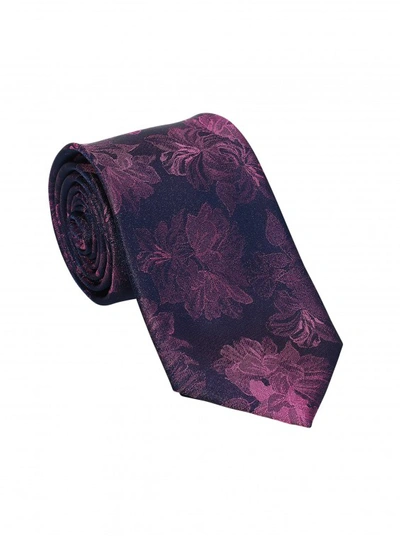 Shop Robert Graham Men's Scott Floral Tie In Pink By