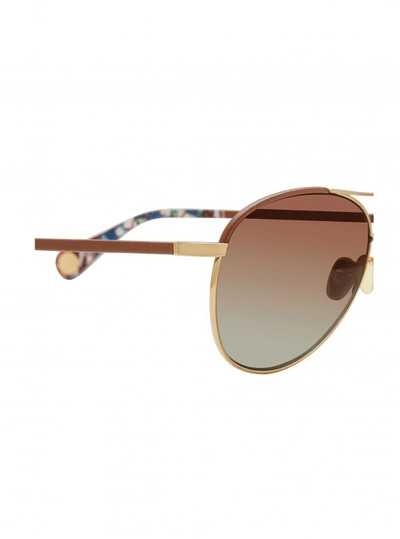 Shop Robert Graham Men's Asher Aviator Sunglasses In Brown By