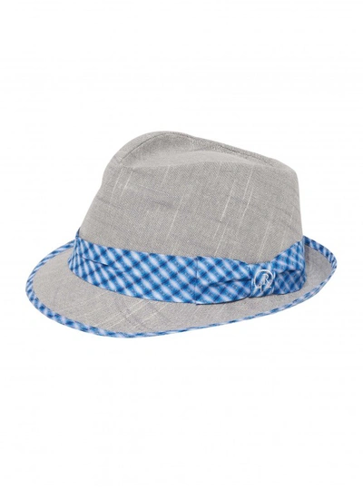 Shop Robert Graham Men's Sparta Fedora Hat In Size: L By  In Blue