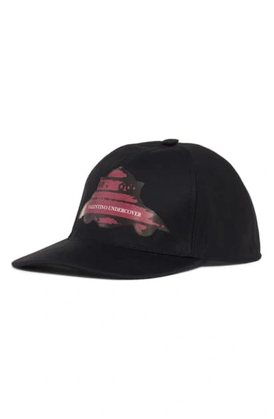 Shop Valentino Ufo Cap In Black