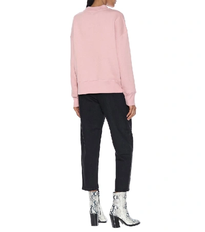 Shop Ami Alexandre Mattiussi Cotton-blend Sweater In Pink