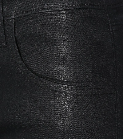 Shop J Brand Alana High-rise Cropped Skinny Jeans In Black