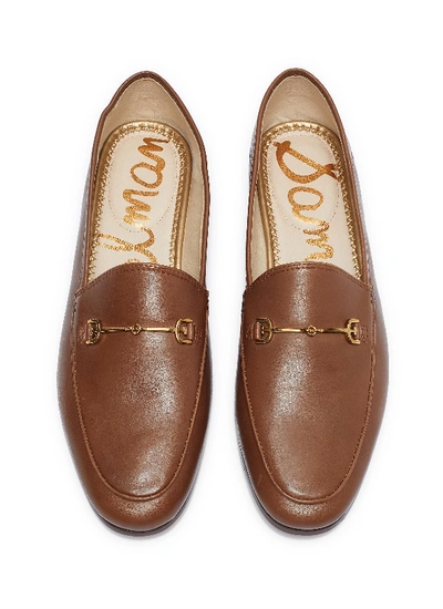 Shop Sam Edelman 'loraine' Horsebit Leather Step-in Loafers