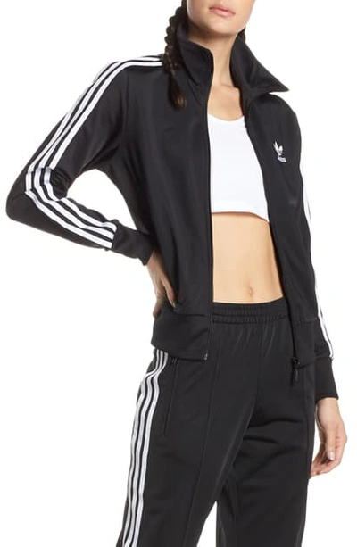 Shop Adidas Originals Firebird Recycled Tricot Track Jacket In Black