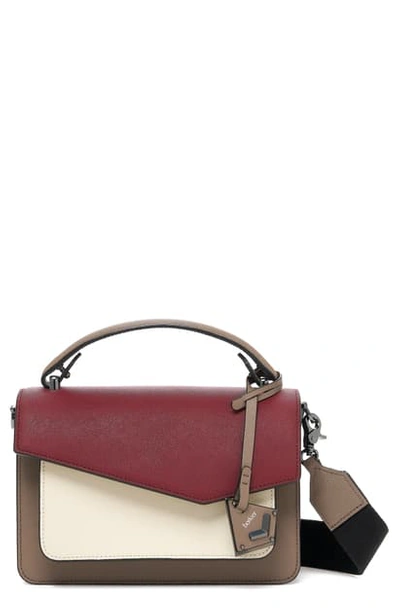 Shop Botkier Cobble Hill Leather Crossbody Bag In Cordovan Combo