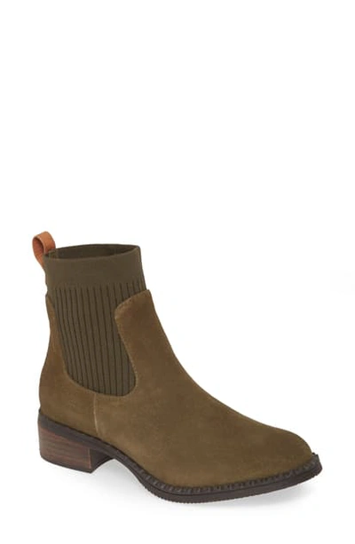 Shop Gentle Souls By Kenneth Cole Best Chelsea Boot In Olive Suede