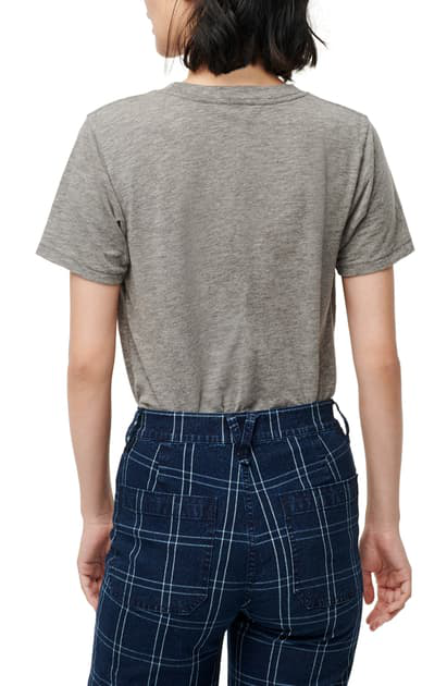 J Crew Europe Tee In Slub Cotton In Heather Granite Modesens