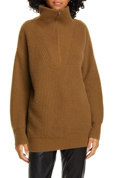 Shop Nili Lotan Beni Cashmere Sweater In Bourbon