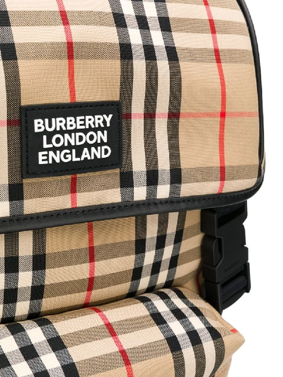 Shop Burberry Rocky Backpack In Beige