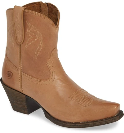 Shop Ariat Lovely Western Boot In Luggage Leather