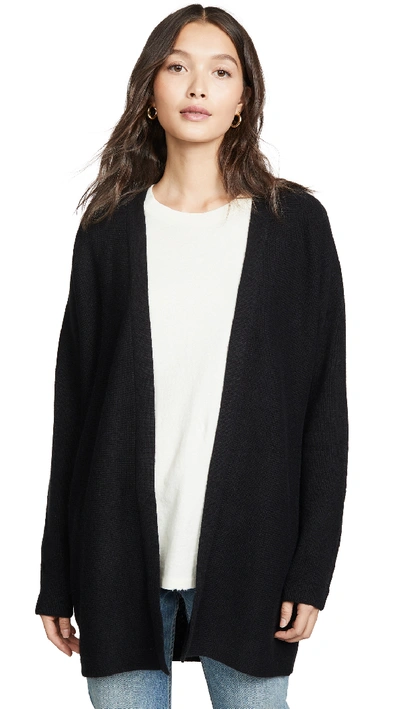 Theory Oversized Cashmere Cardigan In Black ModeSens