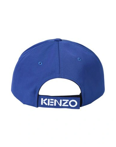 Shop Kenzo Hat In Bright Blue