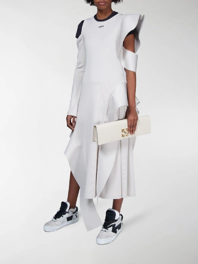 Shop Off-white Jitney Clutch In White