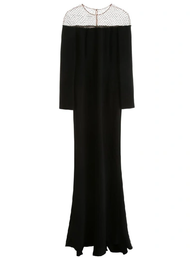 Shop Stella Mccartney Long Evening Dress In Black (black)