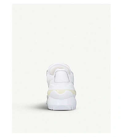 Shop Maison Margiela Retro Fit Low-top Leather Trainers In White