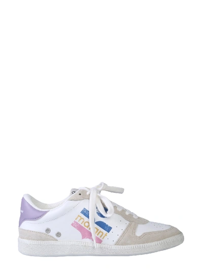 Shop Isabel Marant Bulian Sneaker In White