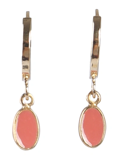 Shop Isabel Marant Earrings With Pendant In Gold