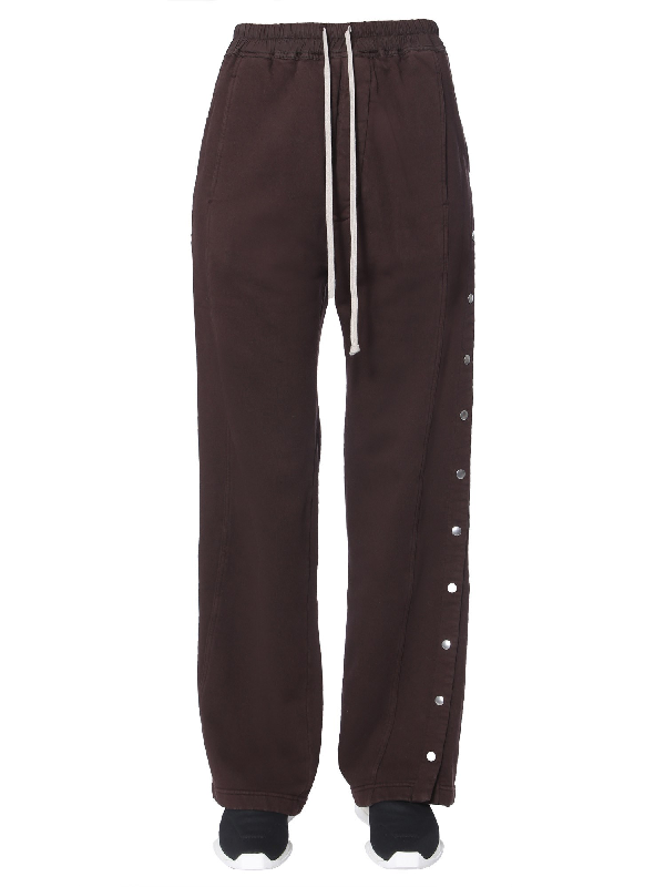 rick owens red leather pants