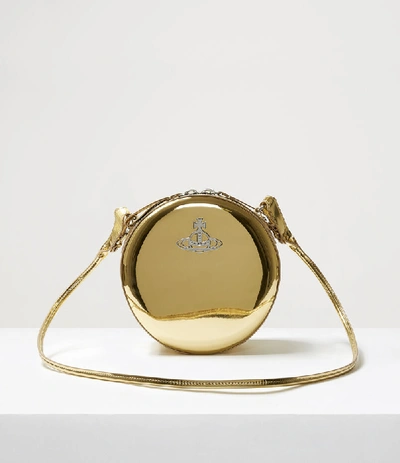 Shop Vivienne Westwood Johanna Round Bag Gold