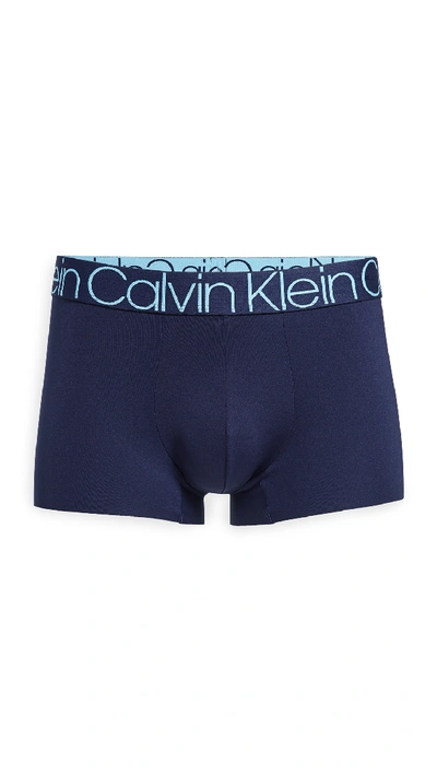 Calvin Klein Underwear Compact Flex Low Rise Trunks In Bold Navy | ModeSens