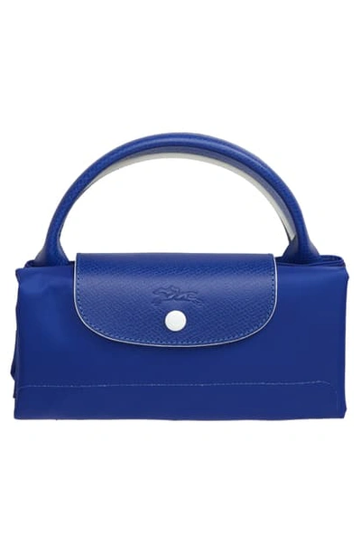 Shop Longchamp Le Pliage Club Tote - Blue In Cobalt