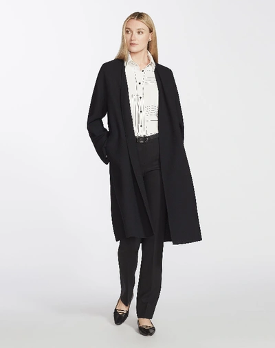 Shop Lafayette 148 Plus-size Nouveau Crepe Rishima Jacket In Black