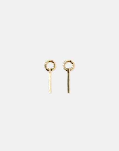 Shop Lafayette 148 Drop Circle Earrings In Gold