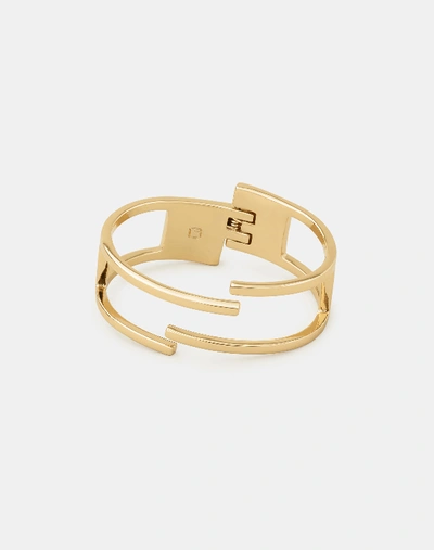 Shop Lafayette 148 Interlinking Cuff Bracelet In Gold