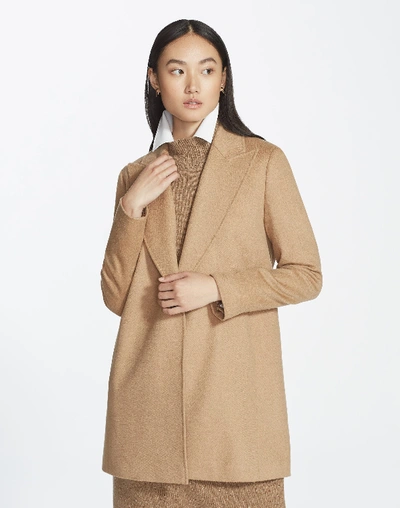 Shop Lafayette 148 Plus-size Camel Hair Kourt Jacket