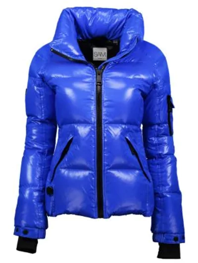 Shop Sam Women's Freestyle Down Puffer Jacket In Light Royal