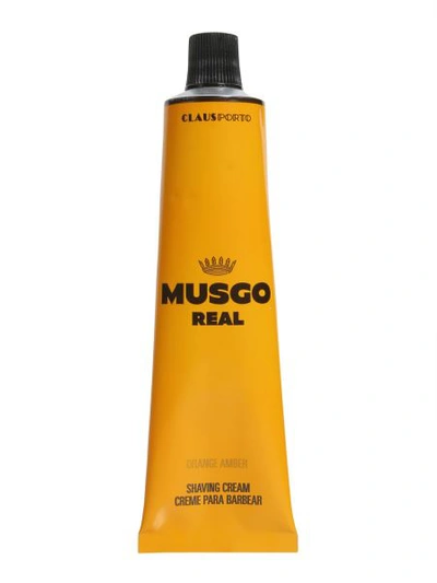 Shop Musgo Real Orange Amber Shaving Cream In White